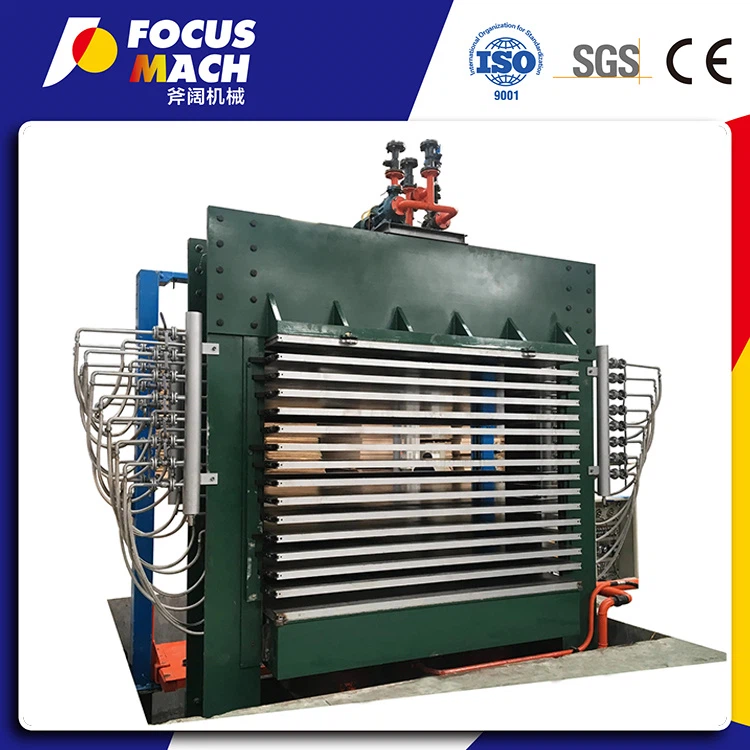 เครื่องรีดร้อนไม้อัด 1,000 ตัน