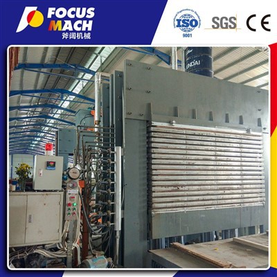 ลามิเนตไม้อัดไม้เครื่อง 800T เครื่องกดร้อน