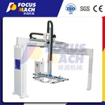 ไม้อัดสูญญากาศอัตโนมัติลิฟท์ Linear Move Palletizer กำลังโหลดเครื่องขนถ่าย